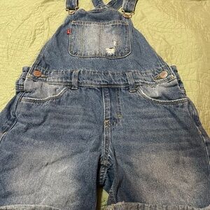 Levi's Blue Denim Kids Overalls